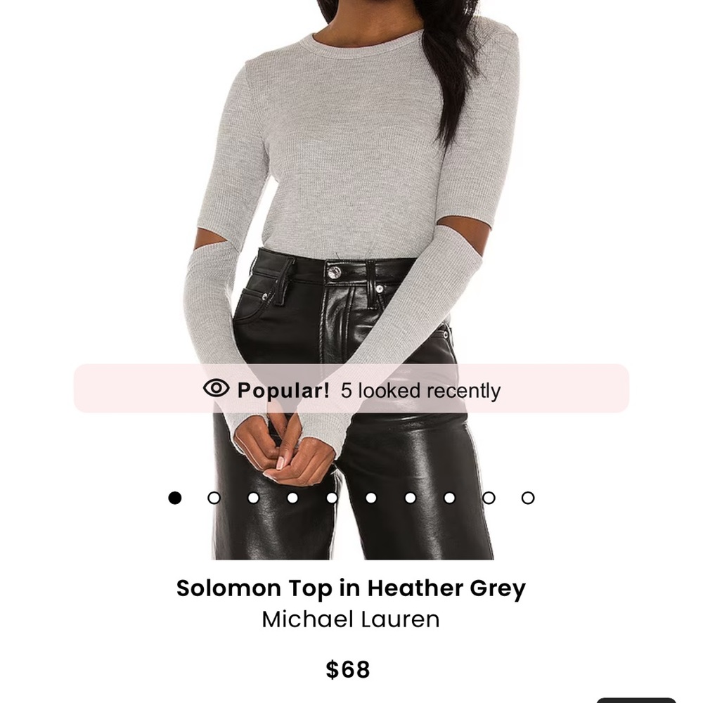 Solomon Top in Heather Grey